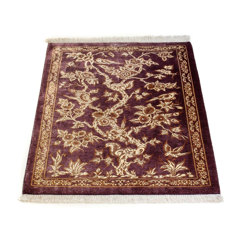 Qom Teppe 59x87cm - Persisk teppe