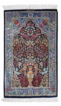 Qom Teppe 96x57cm - Persisk teppe – product image