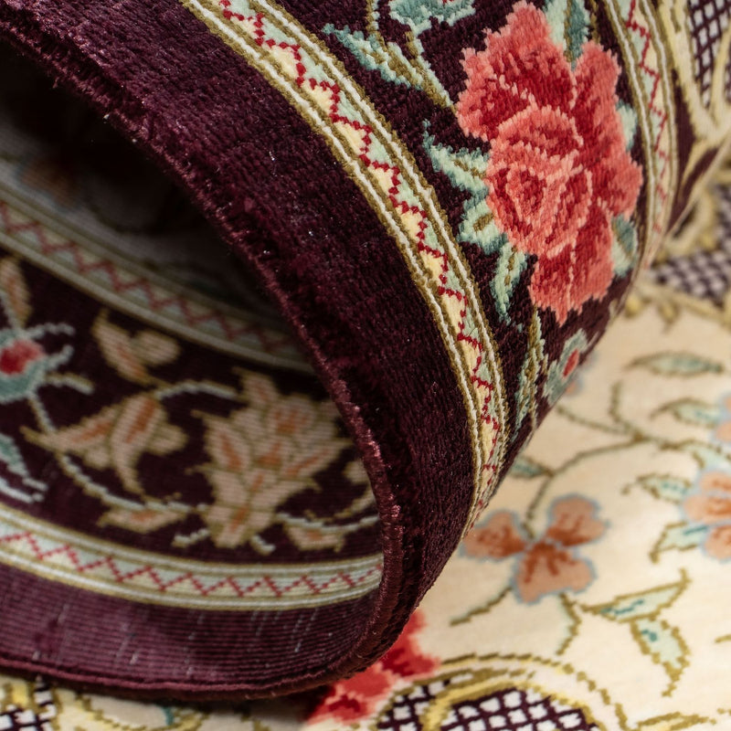 Qom Teppe 93x60cm - Persisk teppe