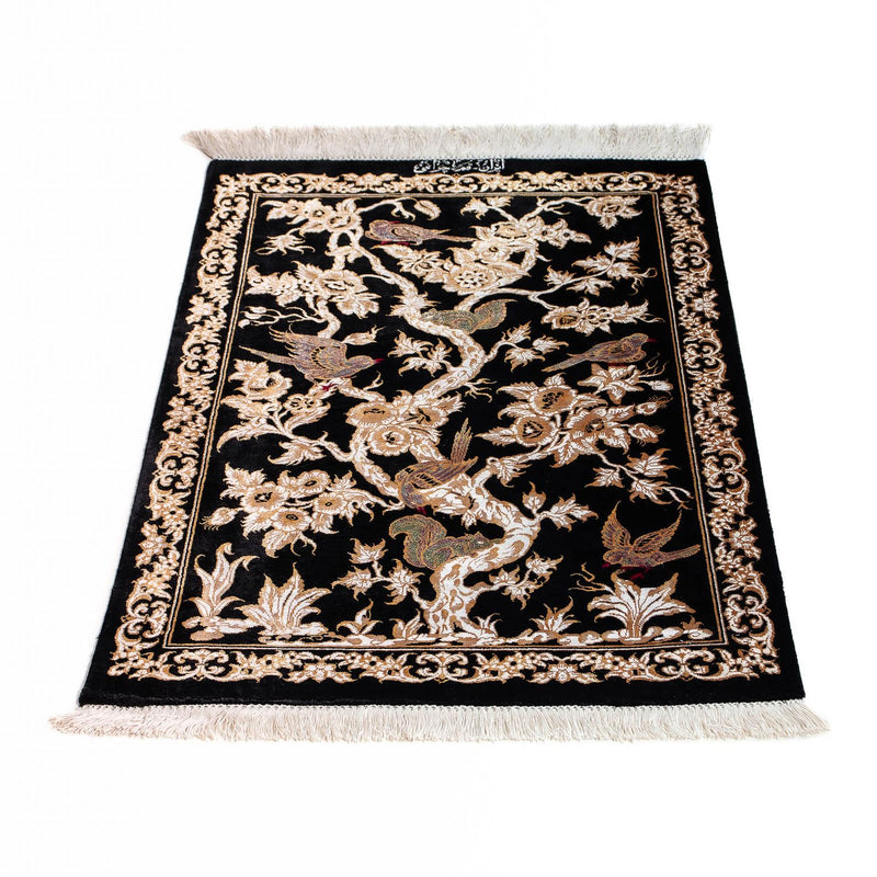 Qom Teppe 87x57cm - Persisk teppe