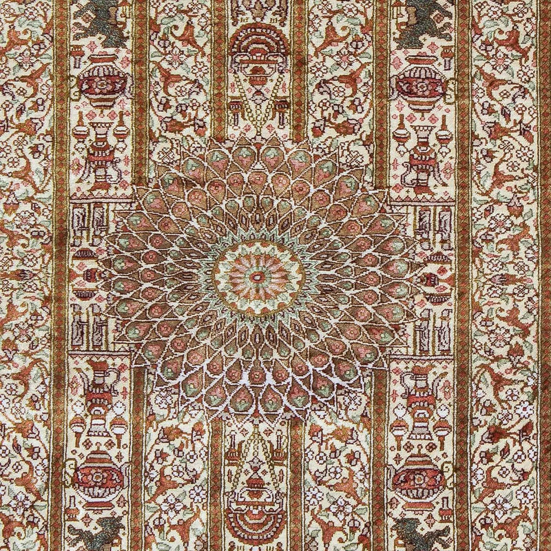 Qom Teppe 59x90cm - Persisk teppe