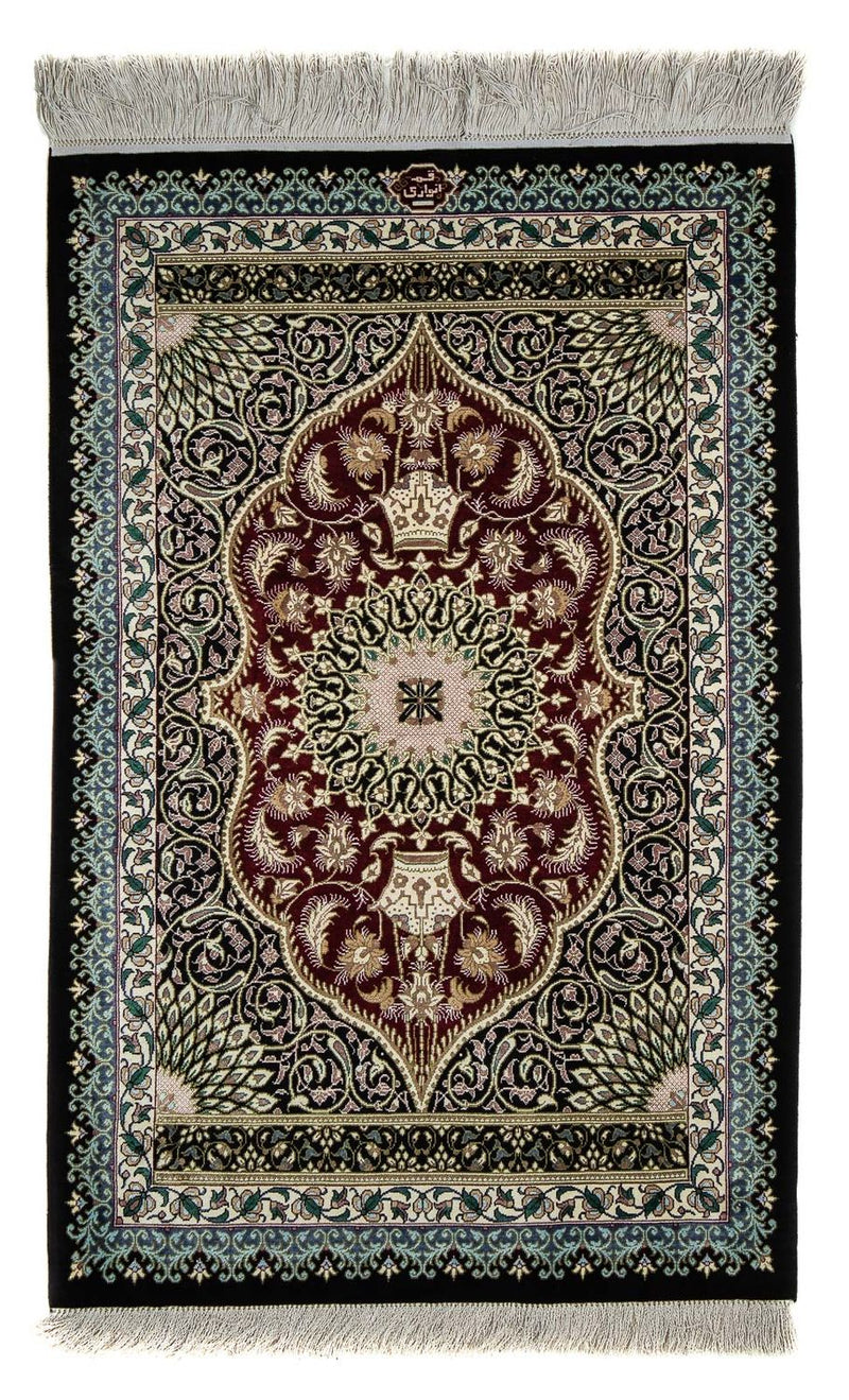Qom Teppe 94x58cm - Persisk teppe