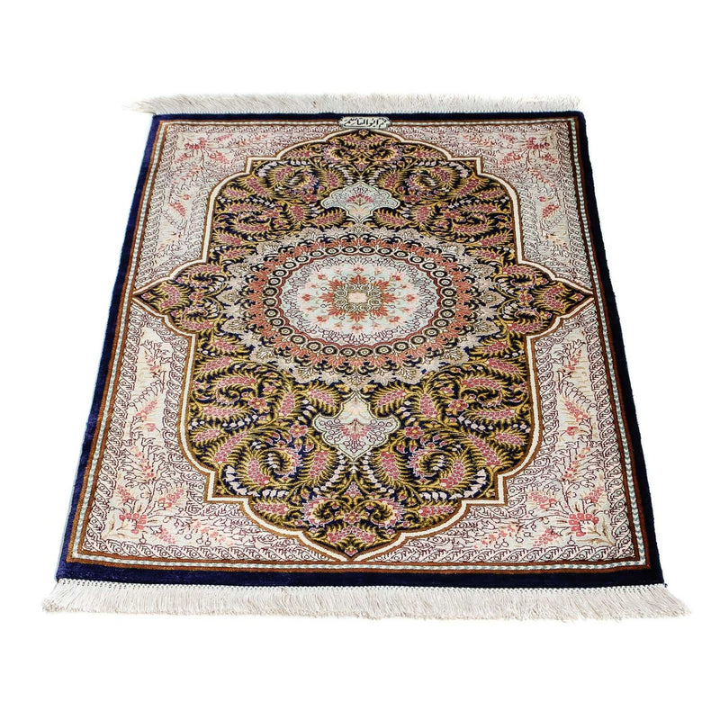 Qom Teppe 93x59cm - Persisk teppe