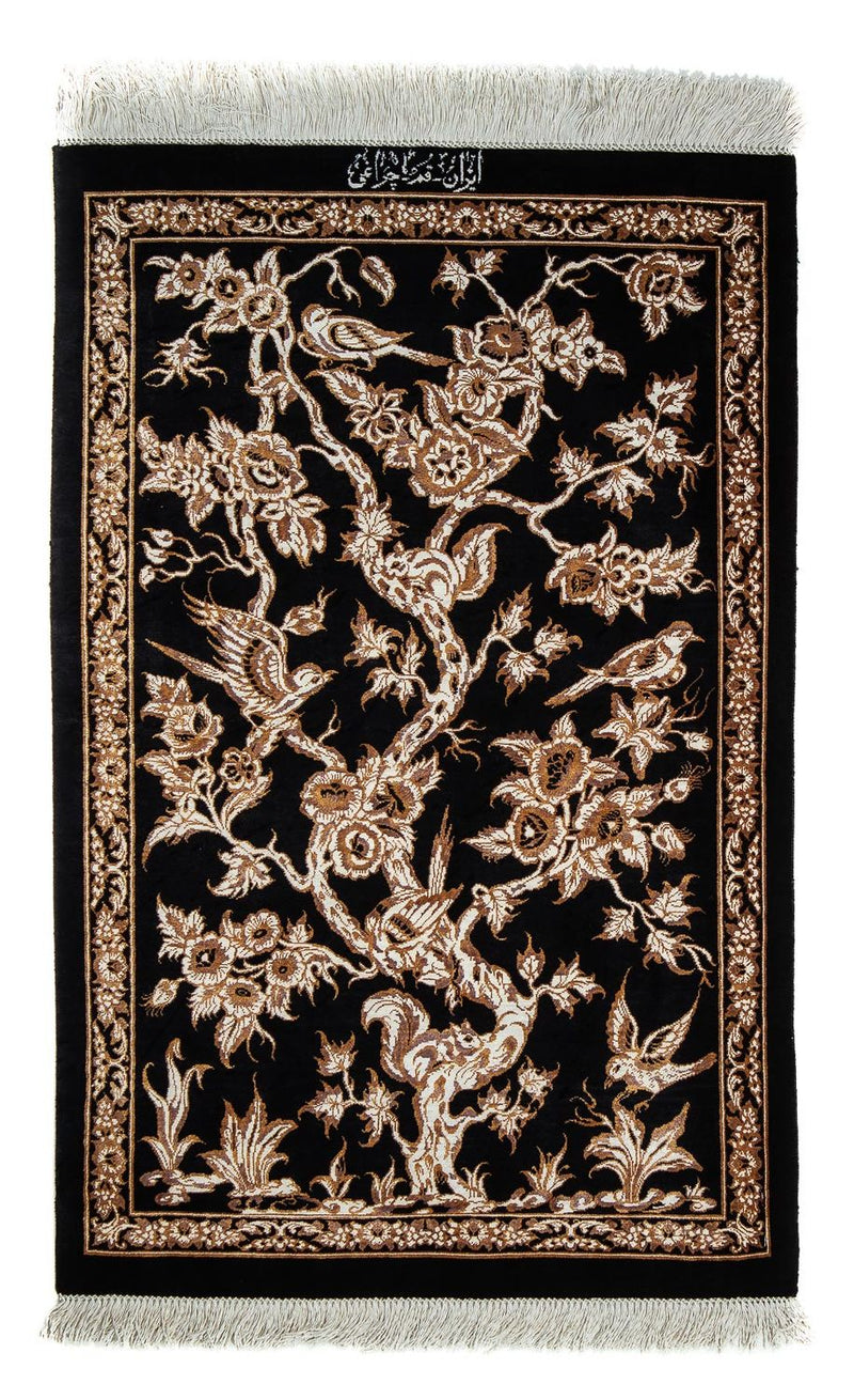 Qom Teppe 92x58cm - Persisk teppe