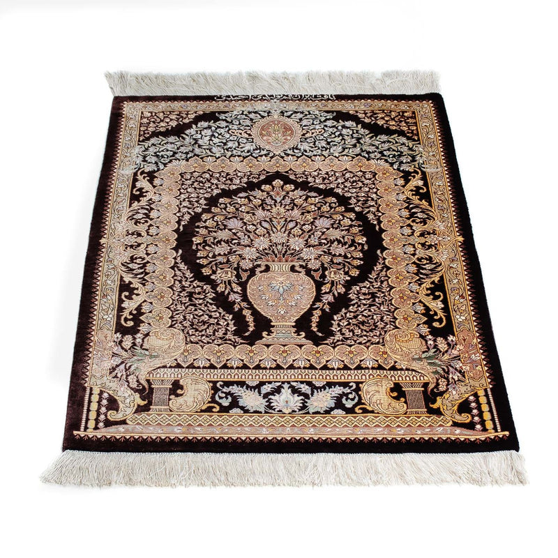 Qom Teppe 90x61cm - Persisk teppe