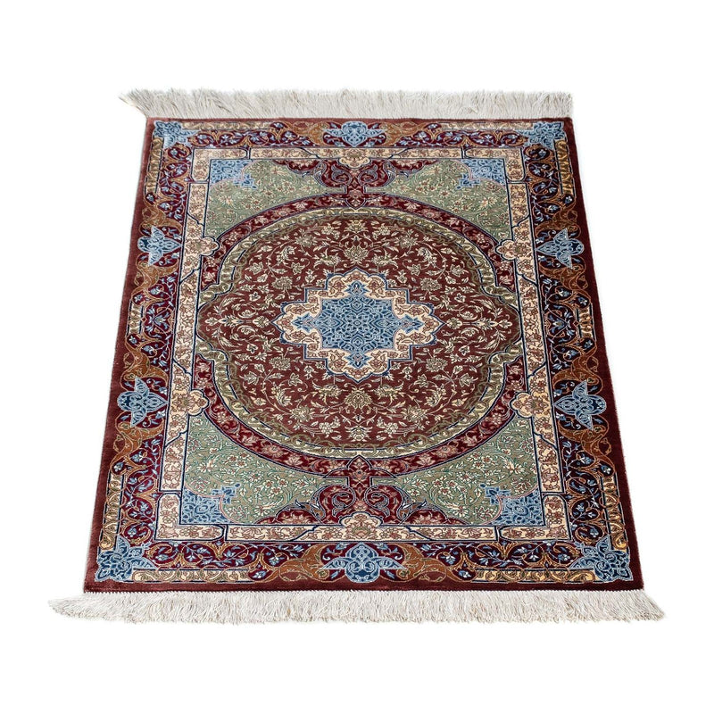 Qom Teppe 90x61cm - Persisk teppe