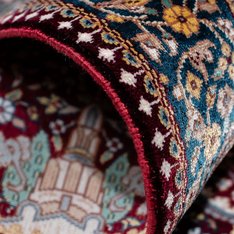 Qom Teppe 87x60cm - Persisk teppe