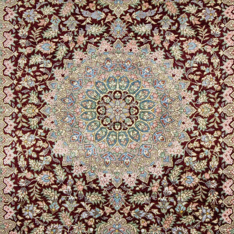 Qom Teppe 88x57cm - Persisk teppe