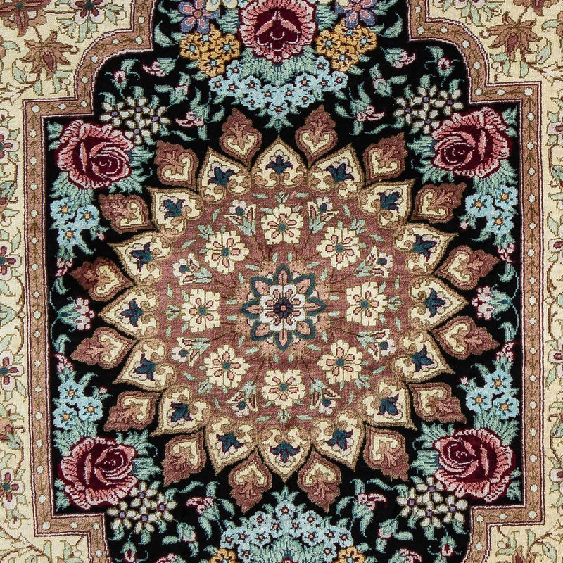 Qom Teppe 89x59cm - Persisk teppe