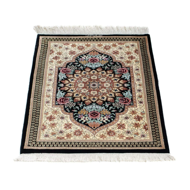 Qom Teppe 89x59cm - Persisk teppe