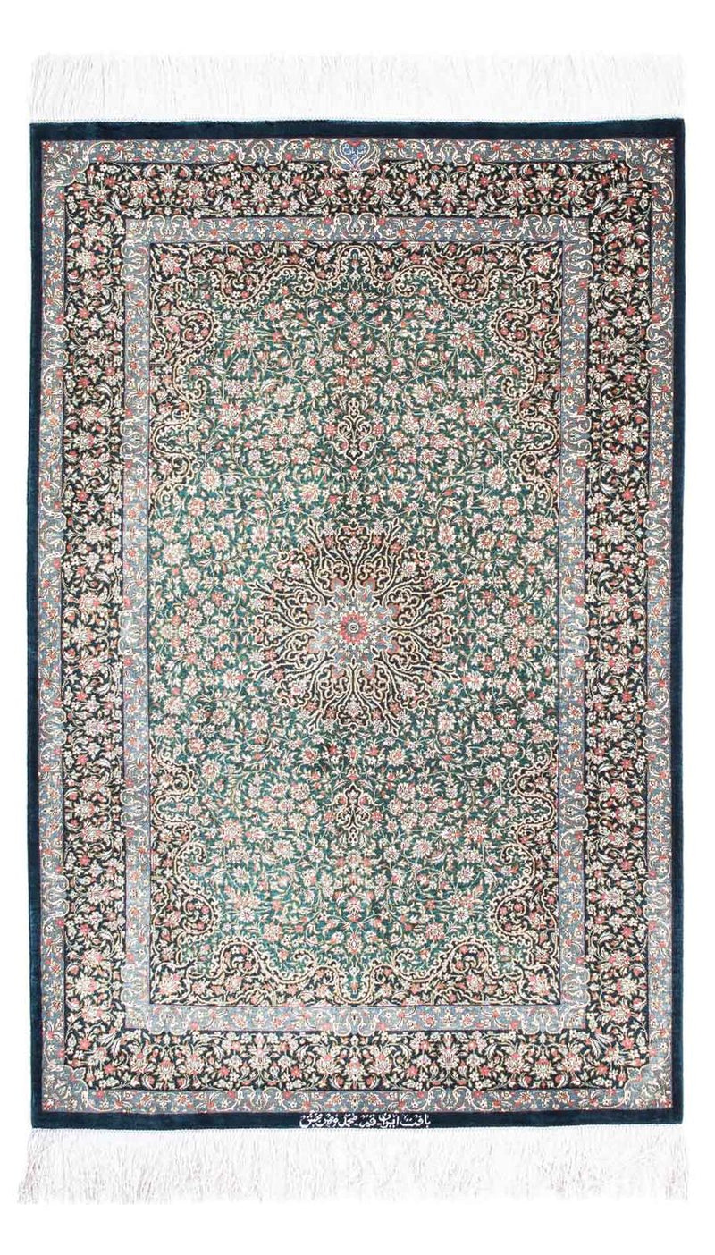 Qom Teppe 119x77cm - Persisk teppe