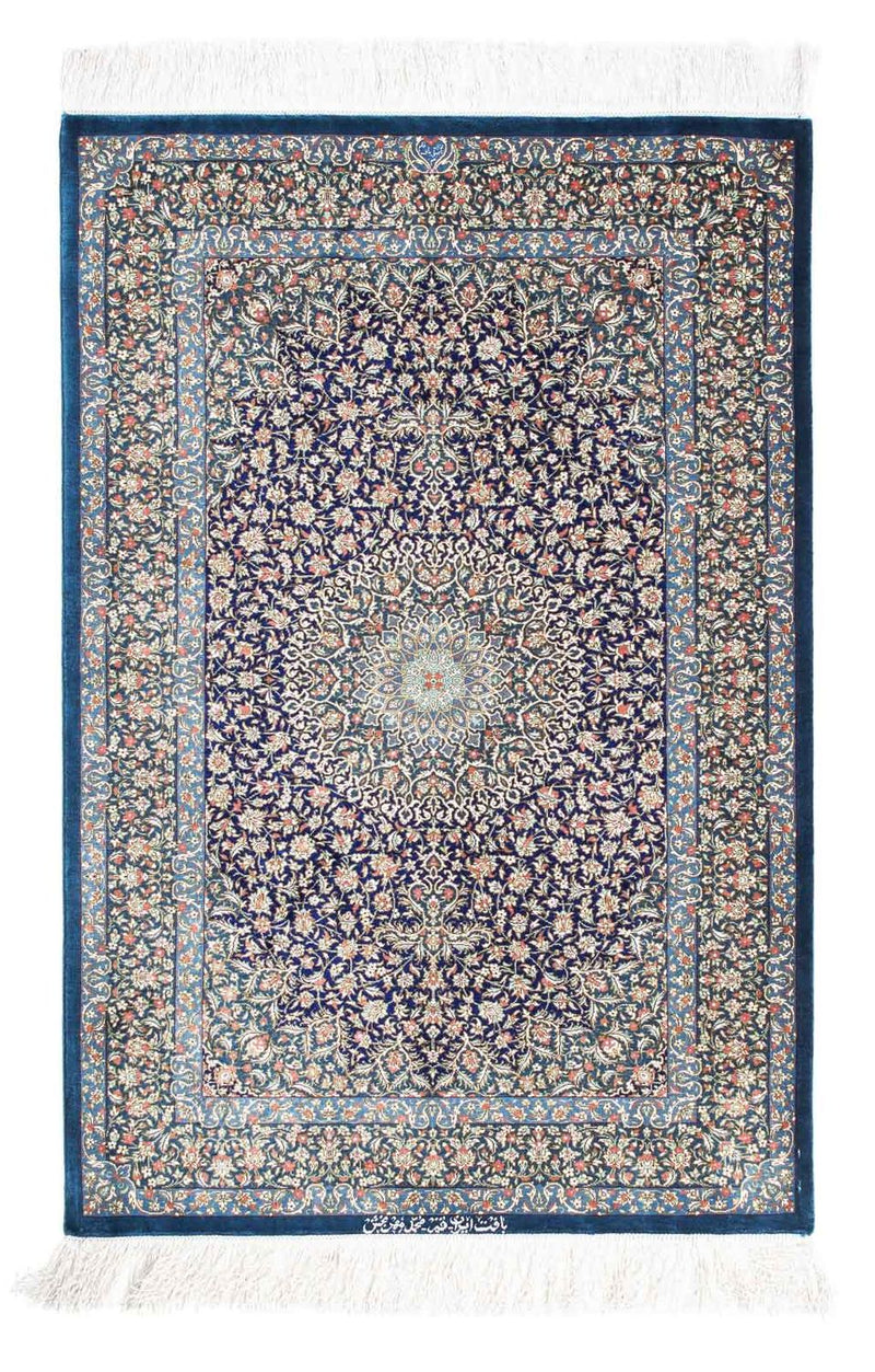 Qom Teppe 121x78cm - Persisk teppe
