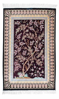 Qom Teppe 123x79cm - Persisk teppe – product image