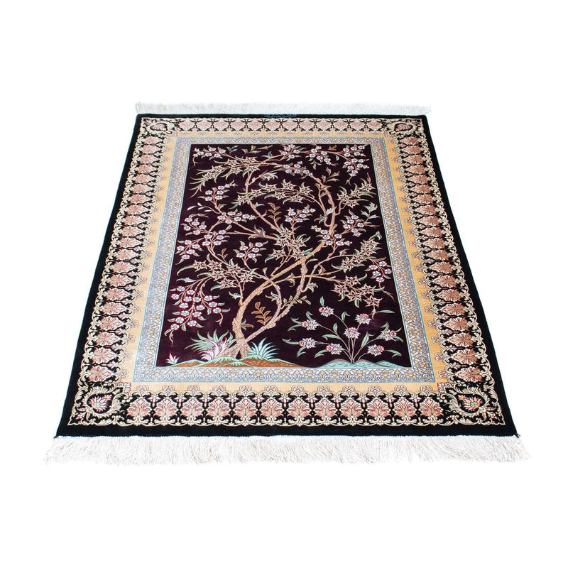 Qom Teppe 123x79cm - Persisk teppe