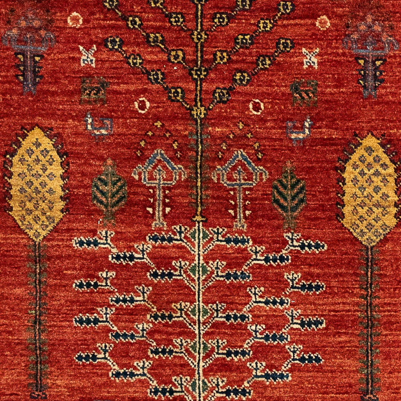 Gabbeh teppe - Kashkuli persisk teppe - 120 x 85 cm - mørk rød