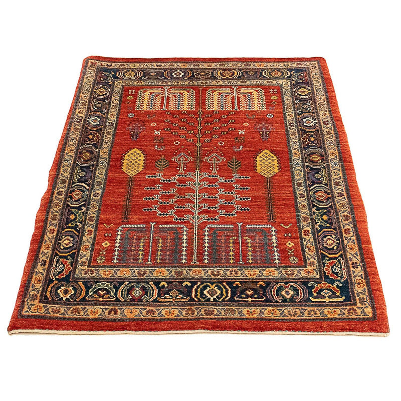Gabbeh teppe - Kashkuli persisk teppe - 120 x 85 cm - mørk rød
