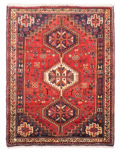 Shiraz Teppe 122x157cm - Persisk teppe