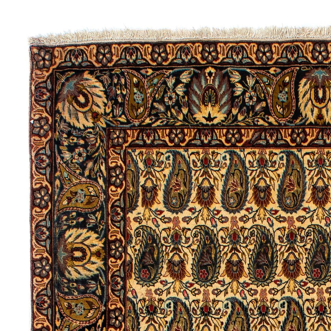 Qom silke Teppe 195x135cm - Persisk teppe