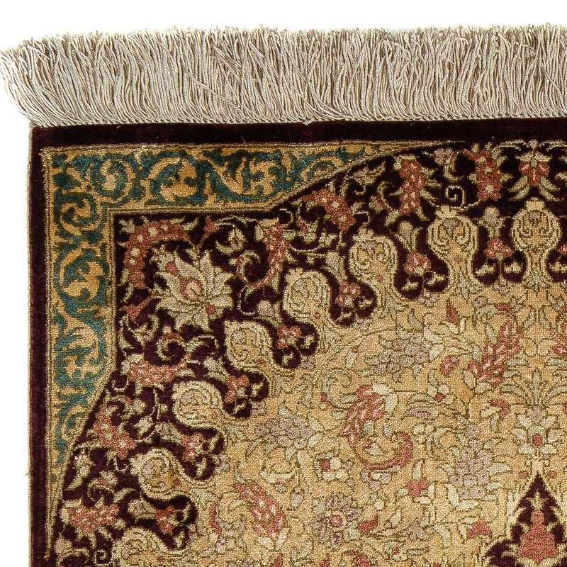 Qom Teppe 90x59cm - Persisk teppe