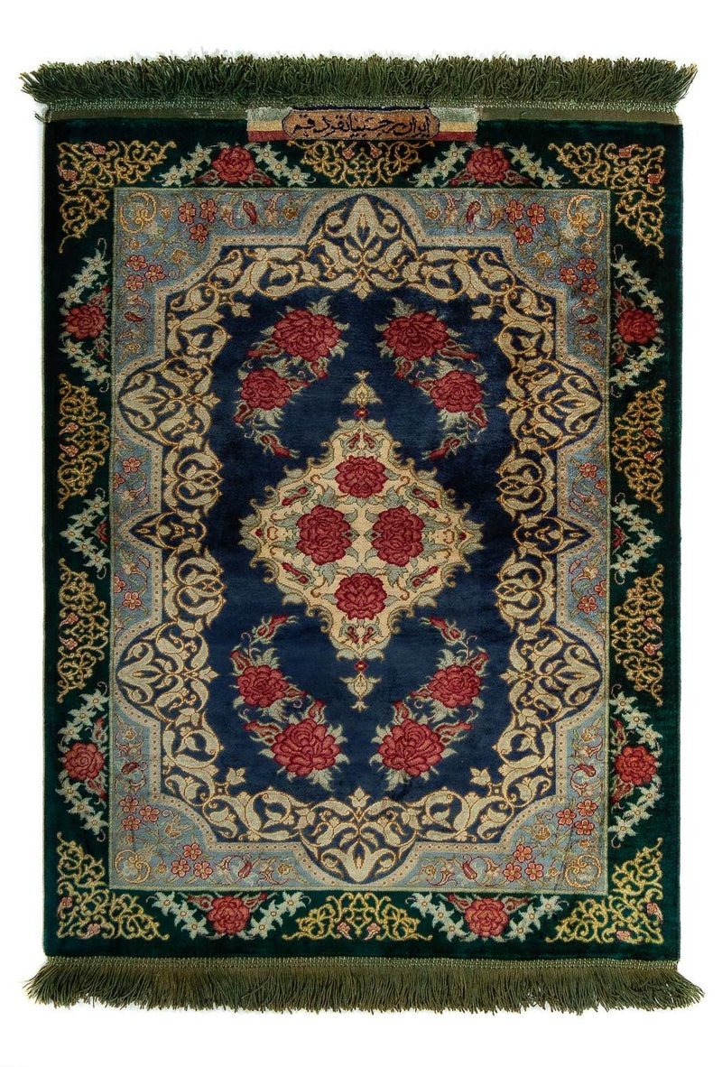 Qom Teppe 58x77cm - Persisk teppe