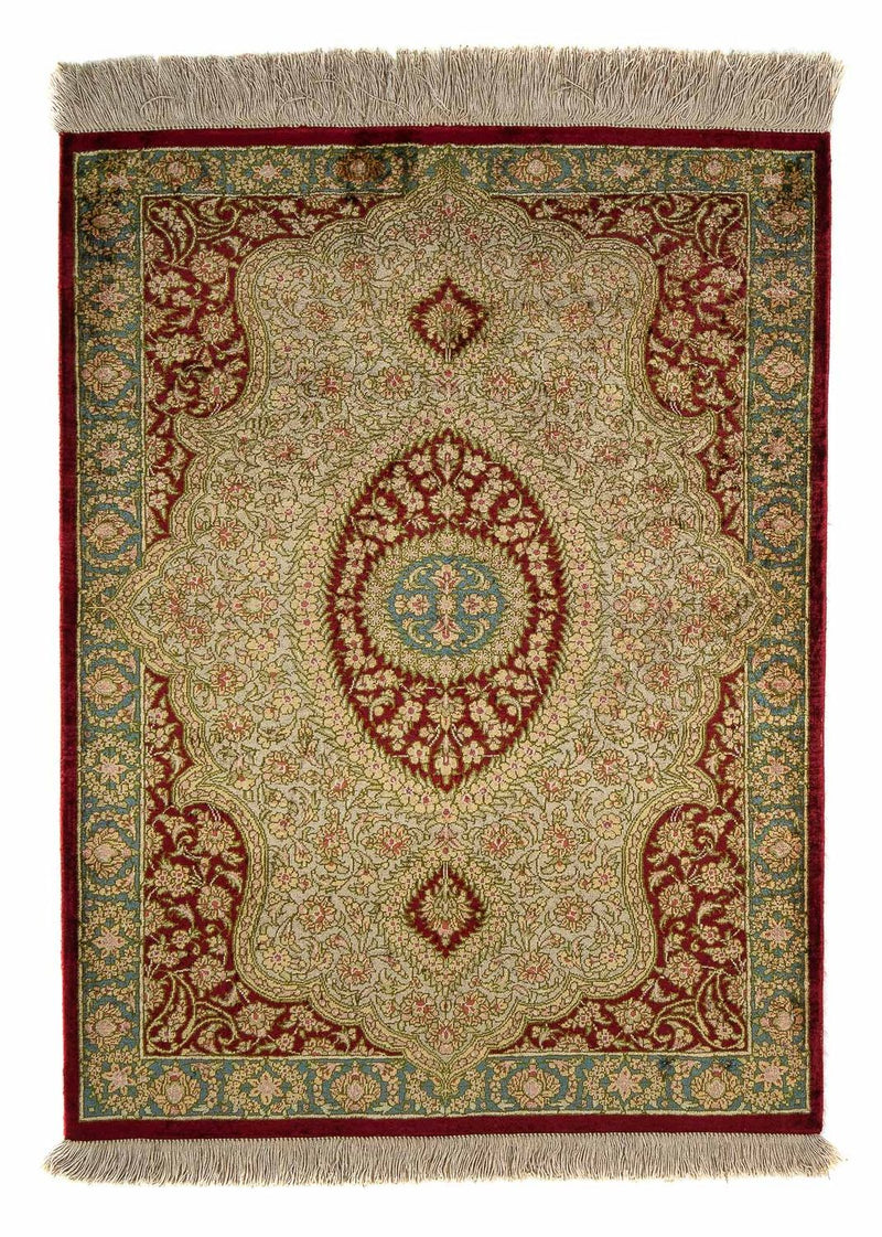 Qom Teppe 78x58cm - Persisk teppe