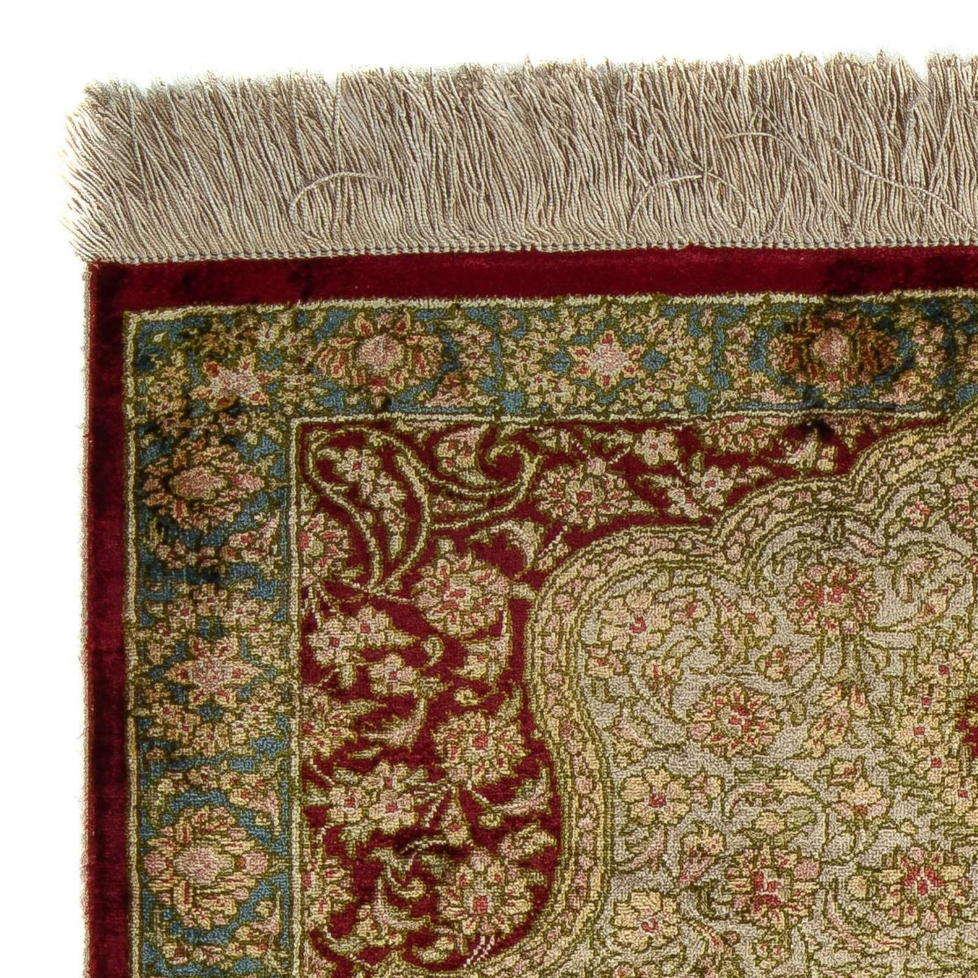 Qom Teppe 78x58cm - Persisk teppe