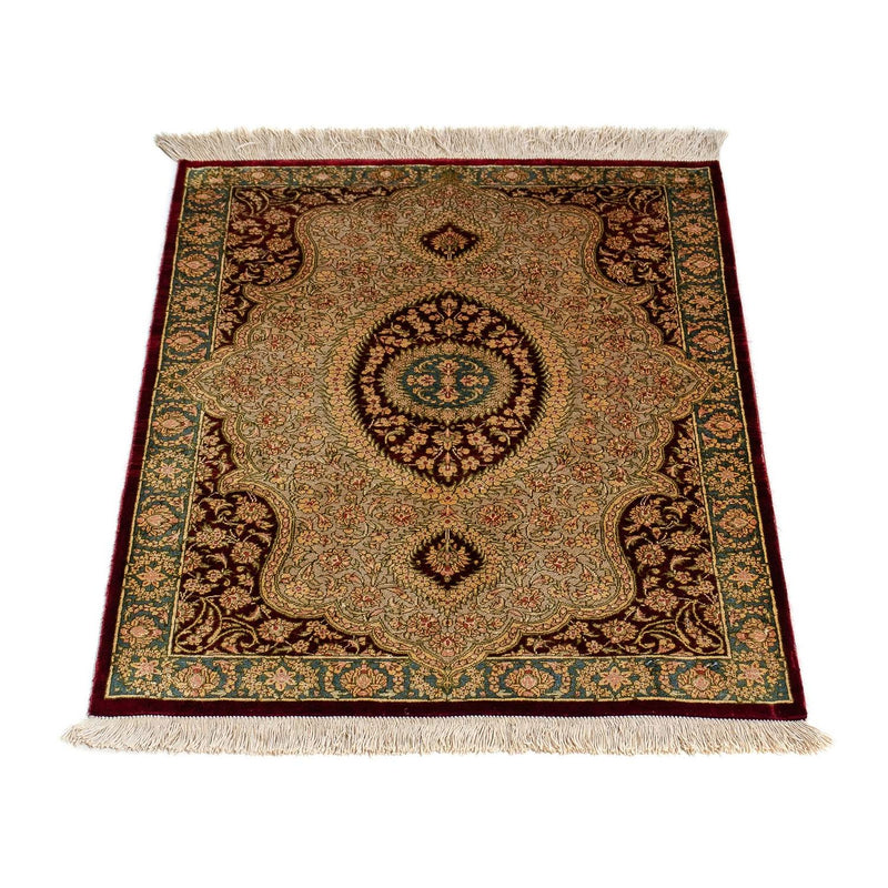 Qom Teppe 78x58cm - Persisk teppe