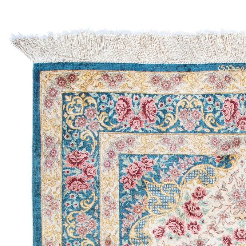 Qom Teppe 123x77cm - Persisk teppe