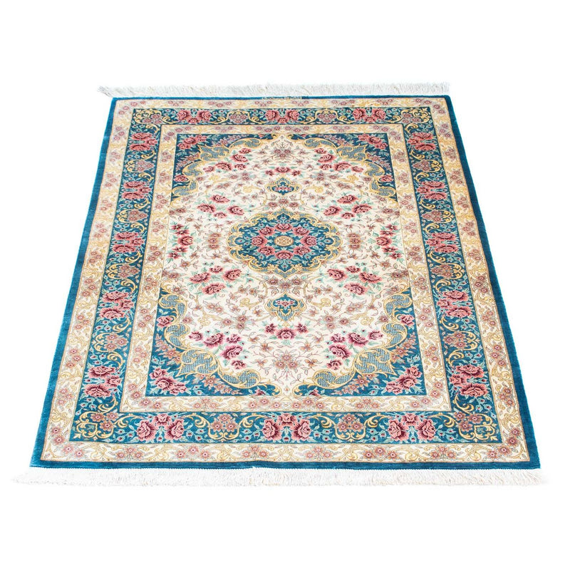 Qom Teppe 123x77cm - Persisk teppe