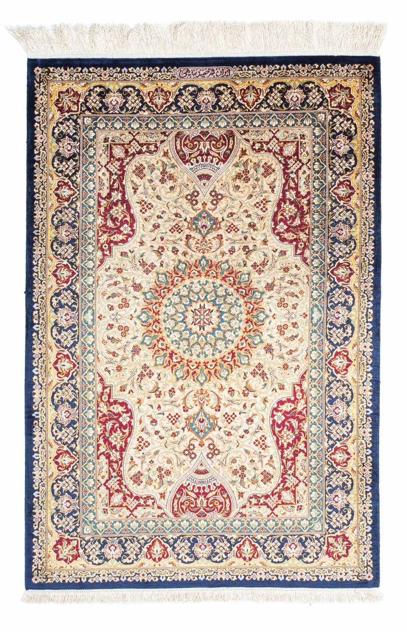 Qom Teppe 77x123cm - Persisk teppe
