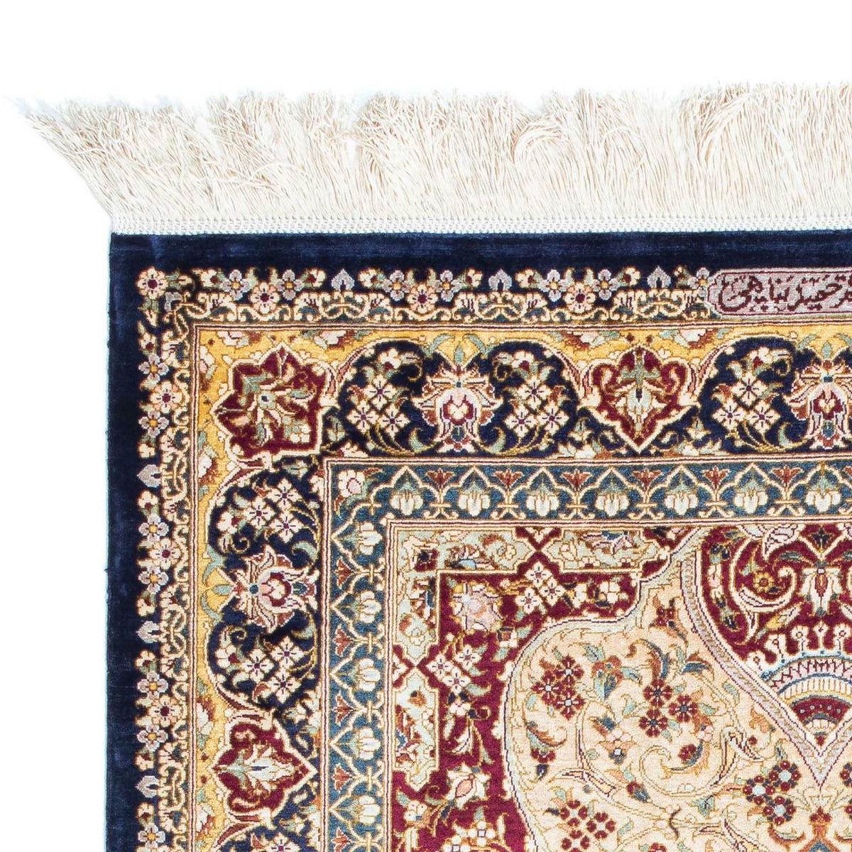 Qom Teppe 77x123cm - Persisk teppe
