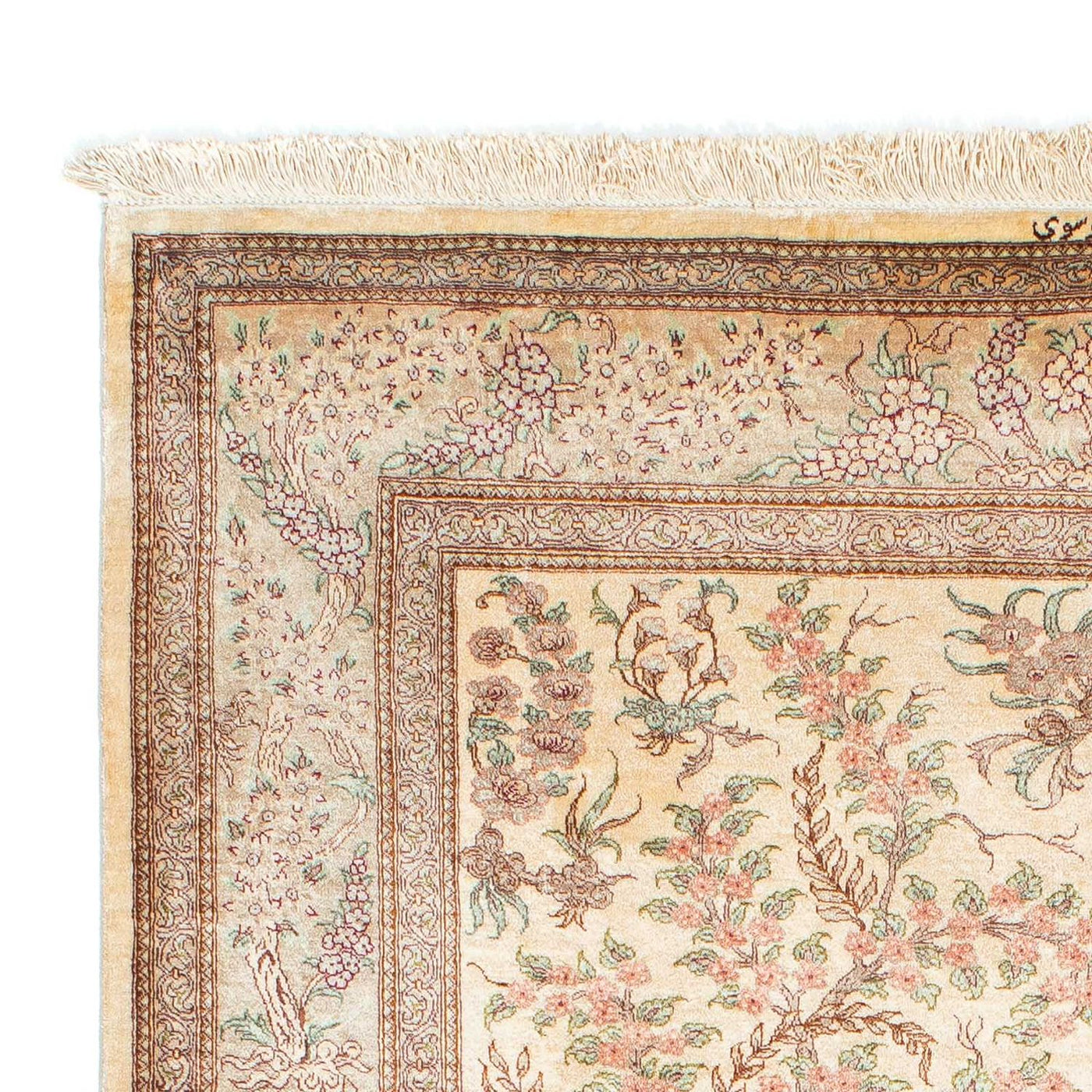 Qom Teppe 157x102cm - Persisk teppe