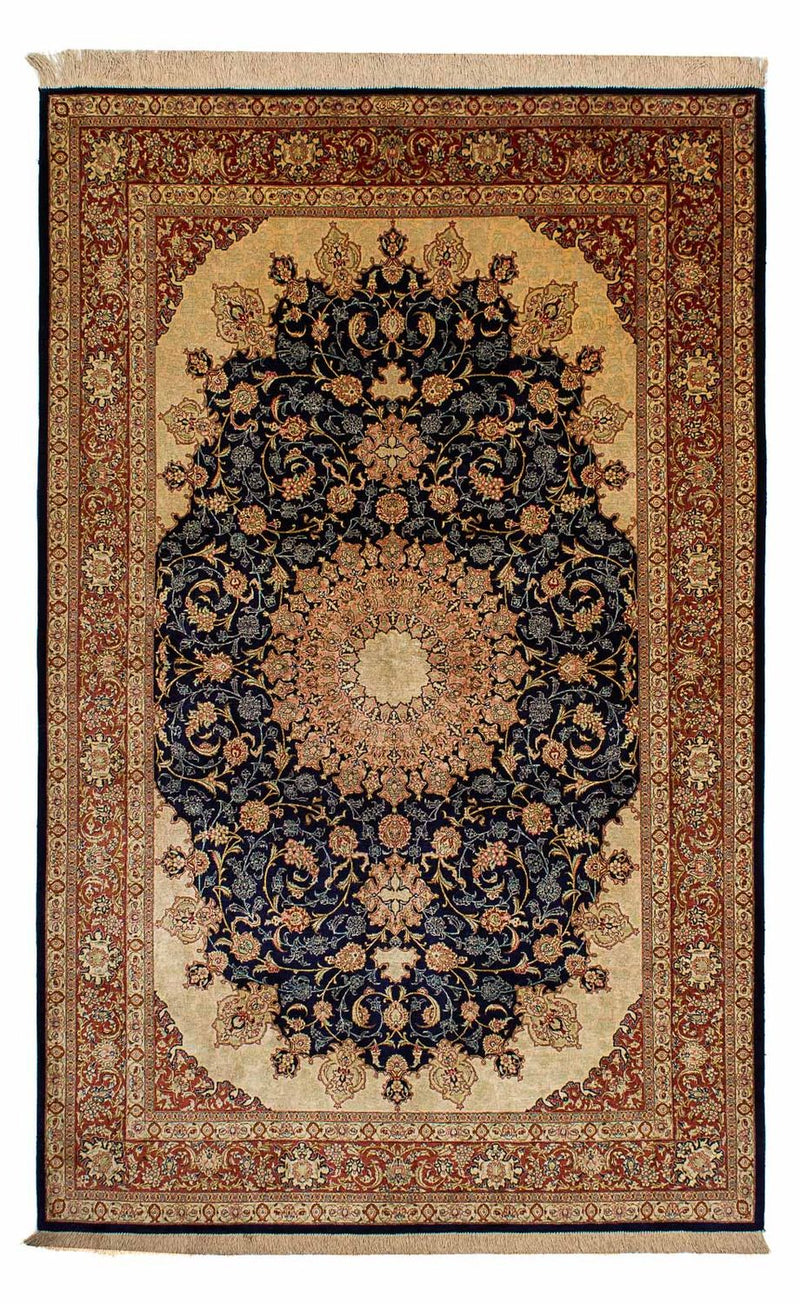 Qom silke Teppe 132x216cm - Orientalsk teppe