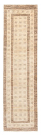 Løper Gabbeh teppe - Loribaft persisk teppe - 295 x 79 cm - beige