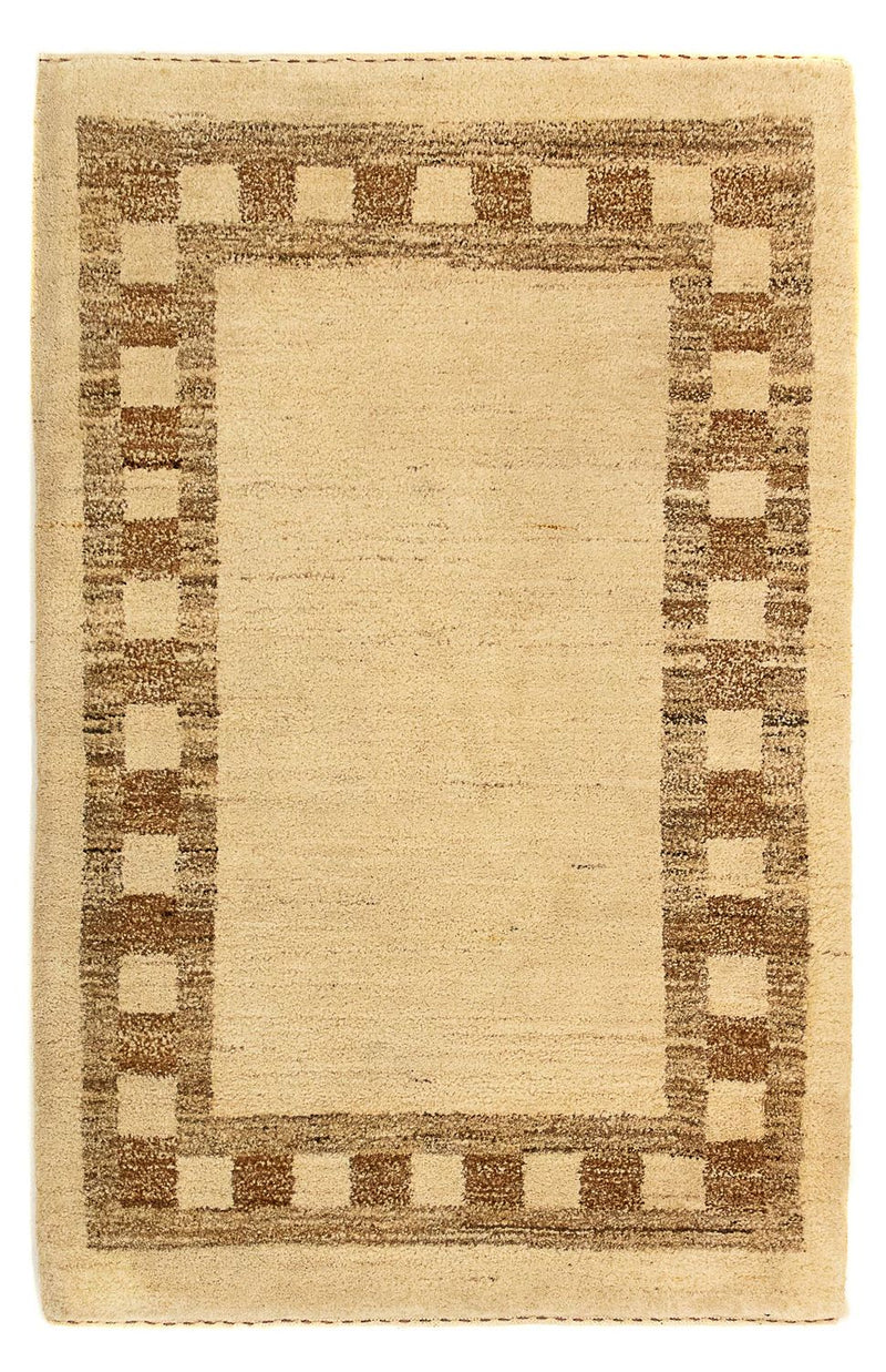 Indo Gabbeh Teppe 80x122cm - Perserteppich Wollteppich