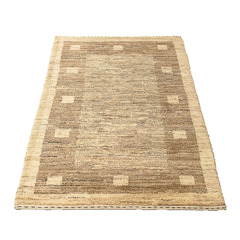 Indo Gabbeh Teppe 126x77cm - Perserteppich Wollteppich