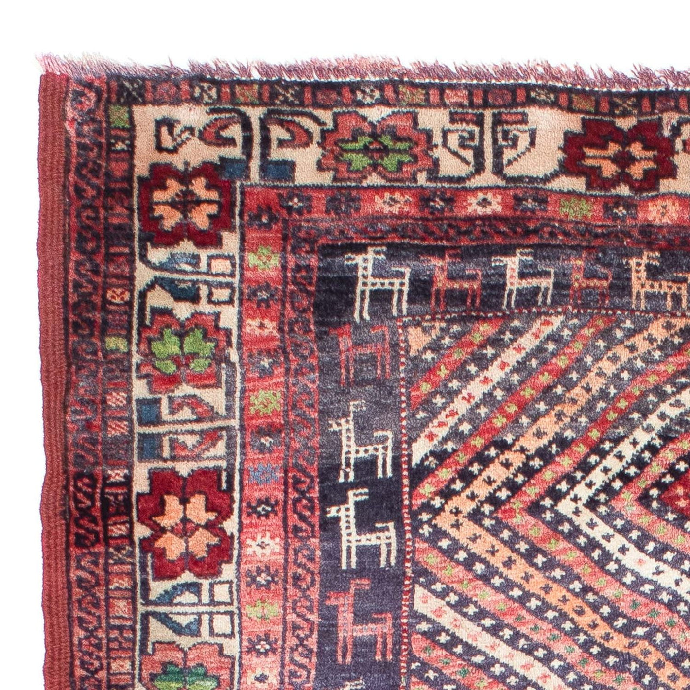 Balutsj-teppe - 157 x 104 cm - flerfarget