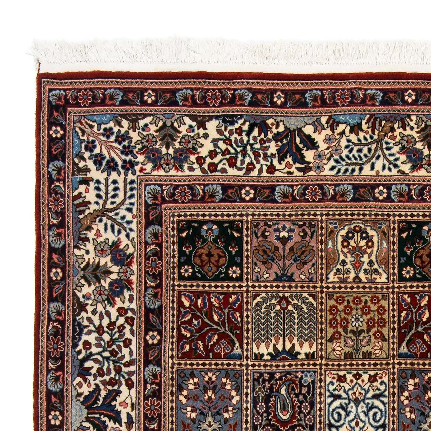 Persisk teppe - klassisk - 205 x 178 cm - flerfarget