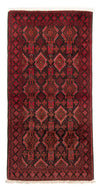 Balutsj-teppe 102x195cm - Persisk teppe - Løper / Rød / 102 x 195 cm Løper