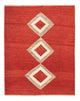 Persisk Gabbeh Teppe 190x150cm - Perserteppich Wollteppich