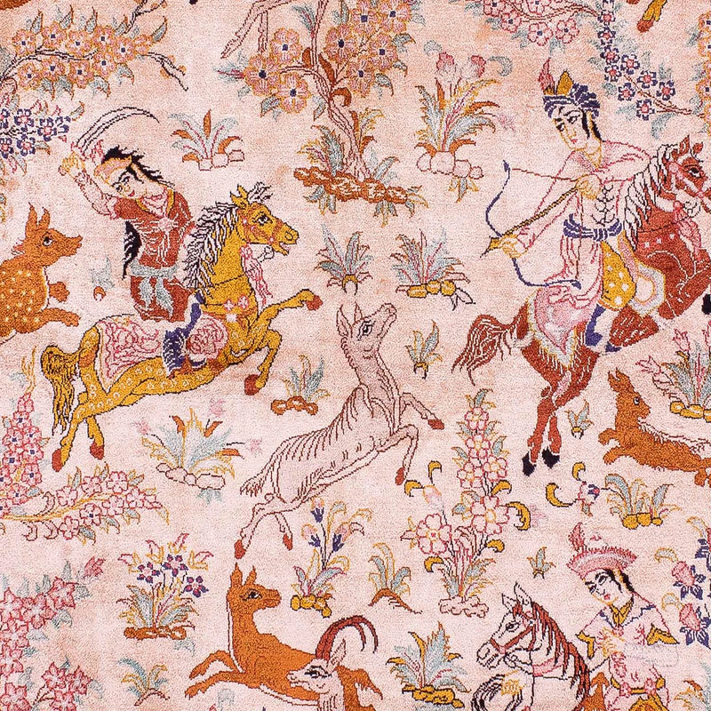 Qom silke Teppe 125x195cm - Orientalsk teppe