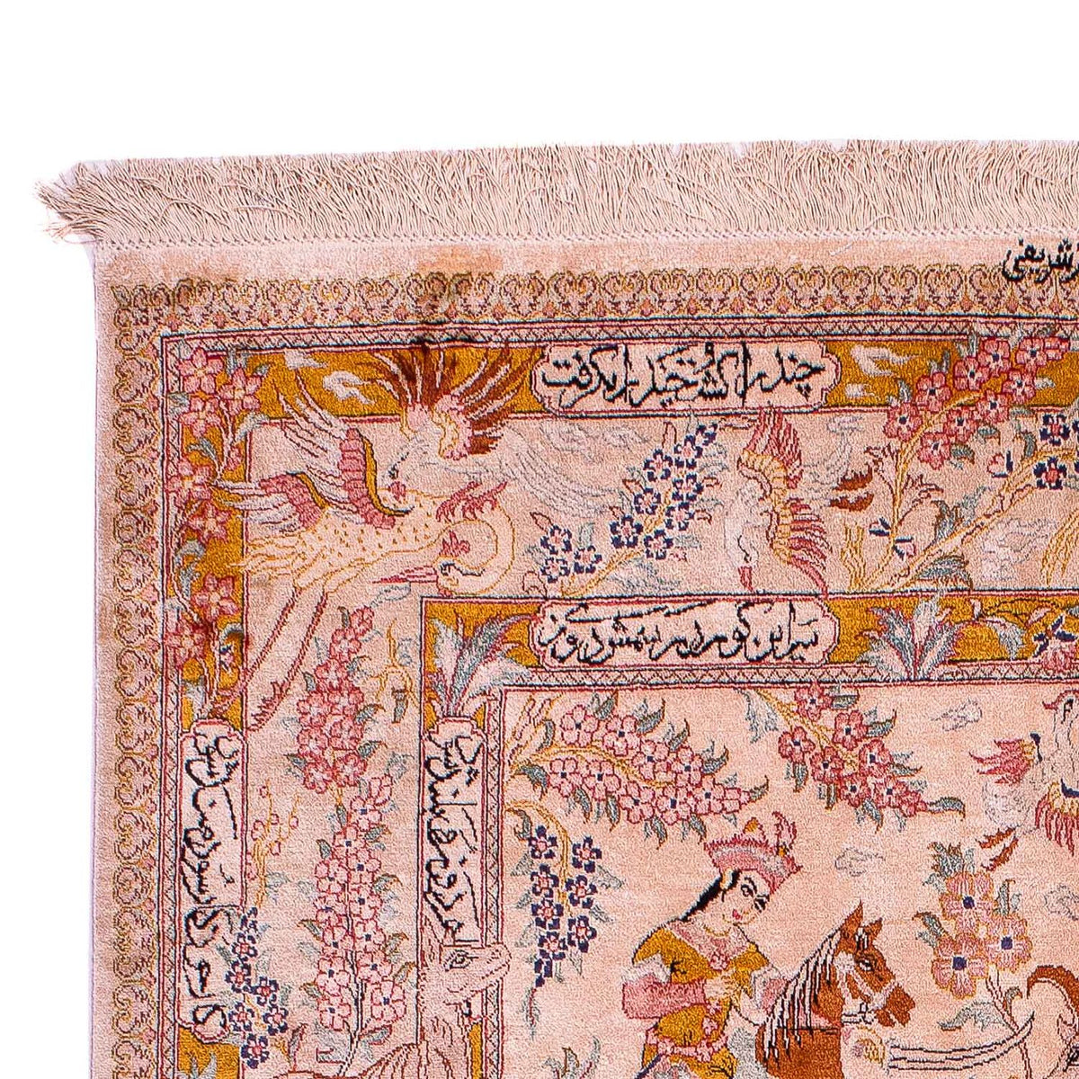 Qom silke Teppe 125x195cm - Orientalsk teppe