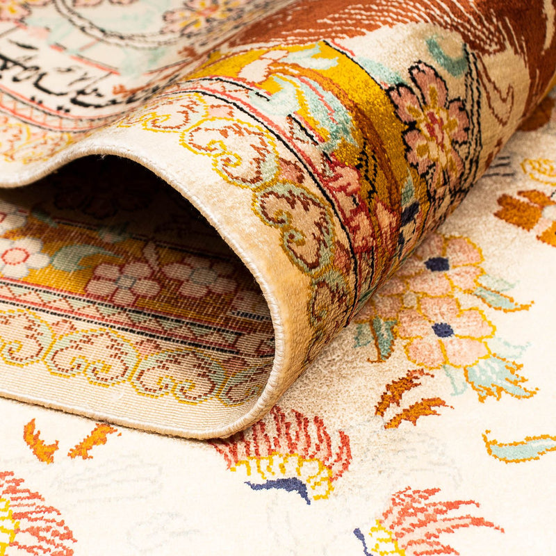 Qom silke Teppe 125x195cm - Orientalsk teppe