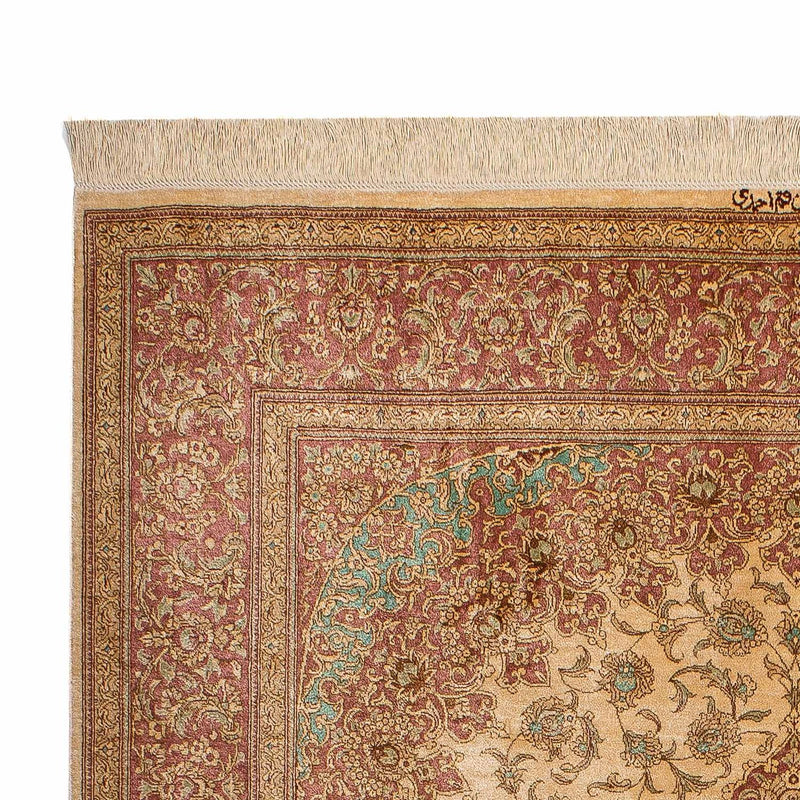 Qom Teppe 198x134cm - Persisk teppe
