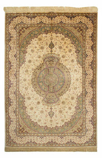 Qom silke Teppe 131x197cm - Orientalsk teppe – product image