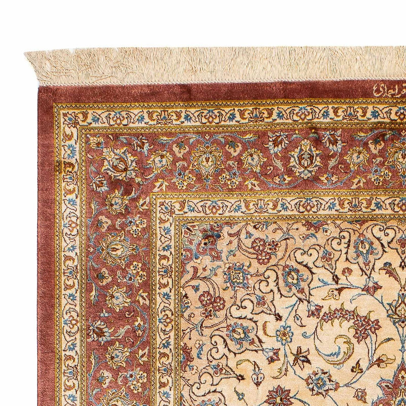 Qom silke Teppe 200x128cm - Orientalsk teppe
