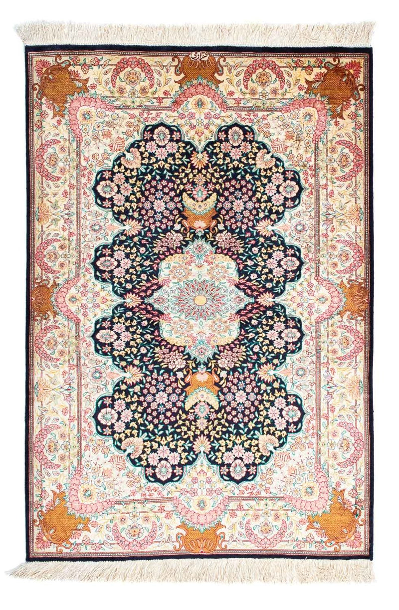 Qom Teppe 130x81cm - Persisk teppe