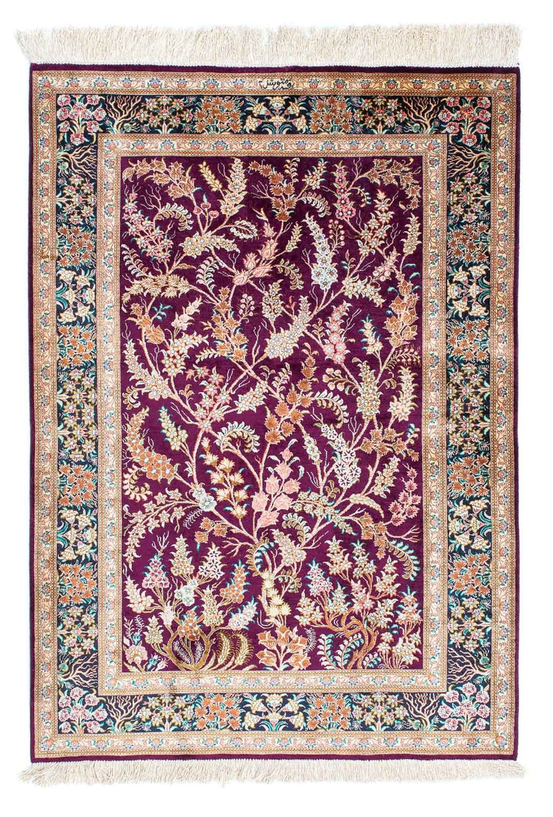 Qom Teppe 144x97cm - Persisk teppe