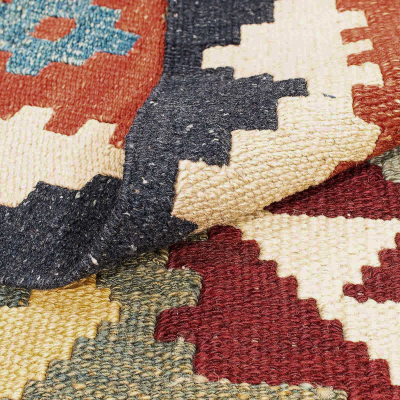 Kelim Teppich - Splash 302 x 205 cm - mehrfarbig