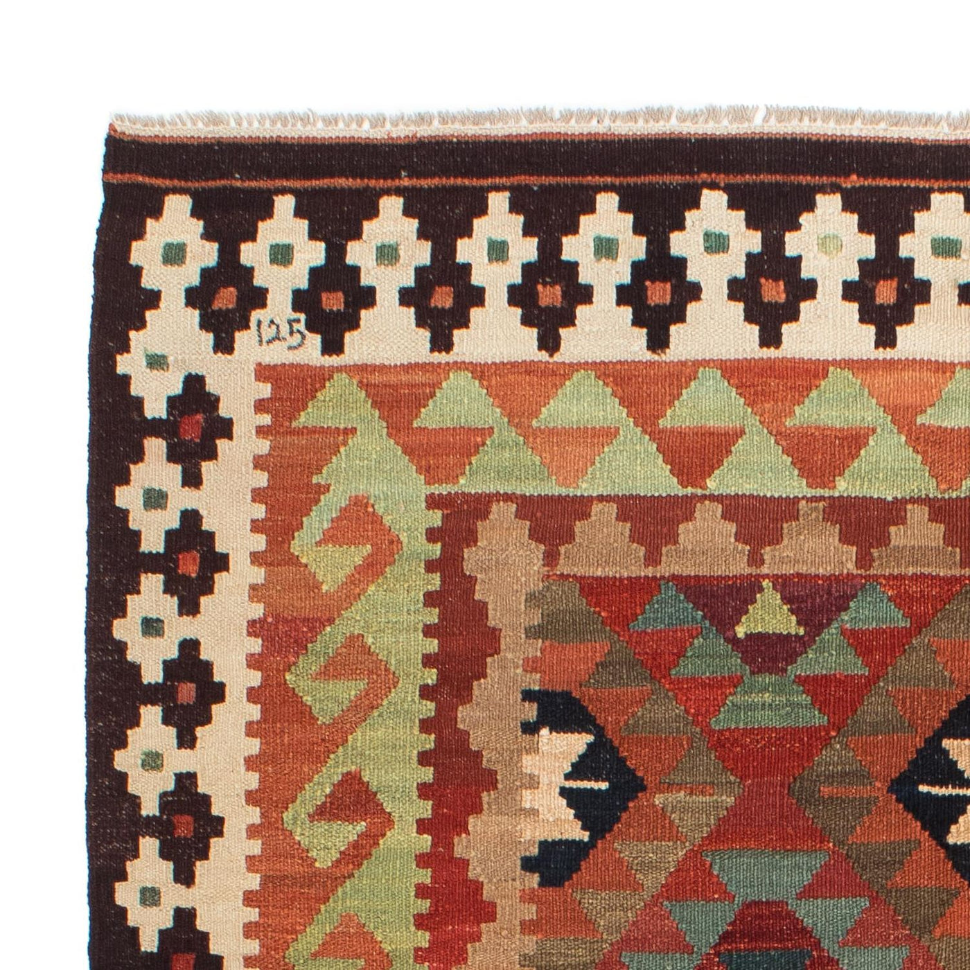 Kilim Maimana Teppe 211x154cm - Ullteppe